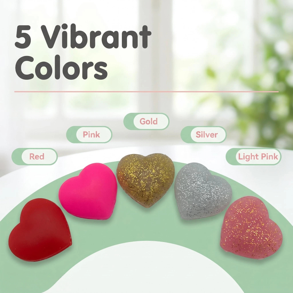 Racket Vibration Dampener - Cute Heart-shaped Tennis Vibration Dampeners Tennis