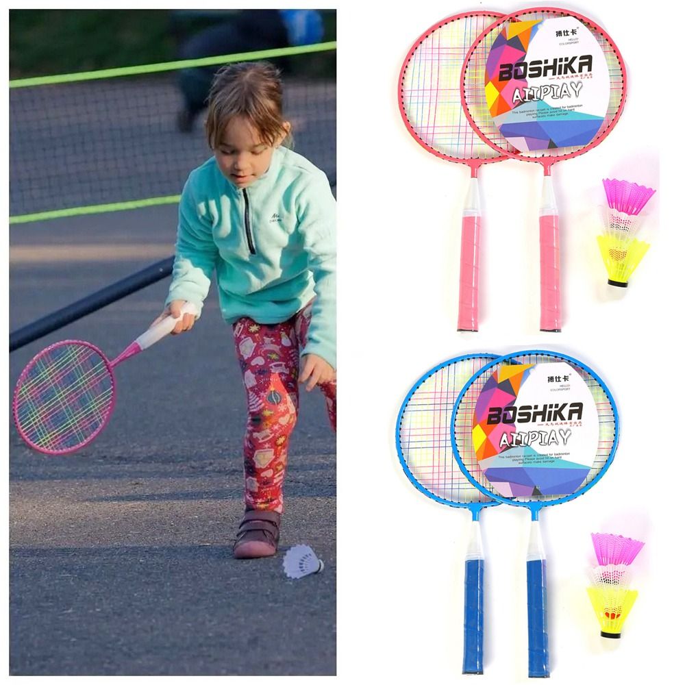 Badminton Raket - Children Lightweight Badminton Rackets Family Game