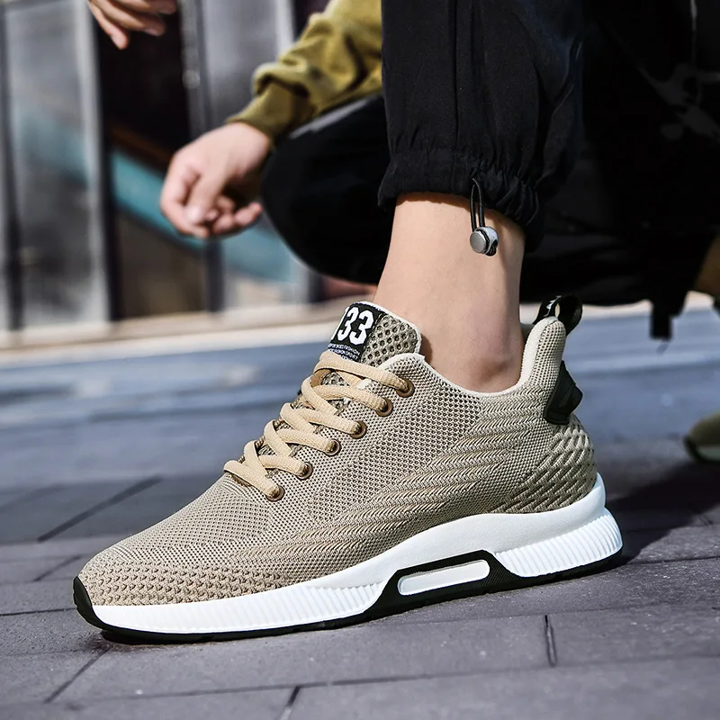 Badminton Shoes - Men Sneakers Platform Casual Shoes Height