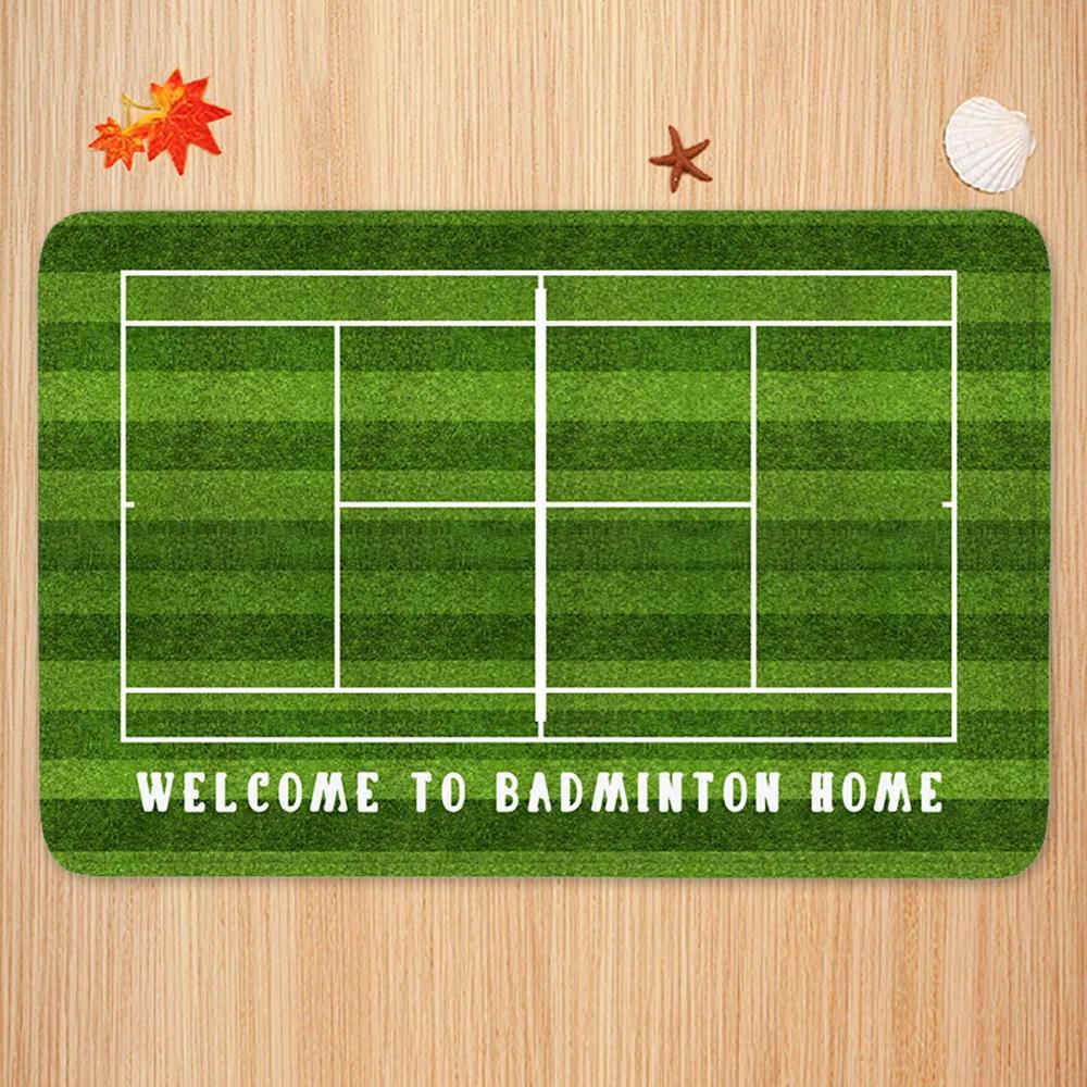 Sports Theme Carpet Mat Tennis - Badminton Anime review and price