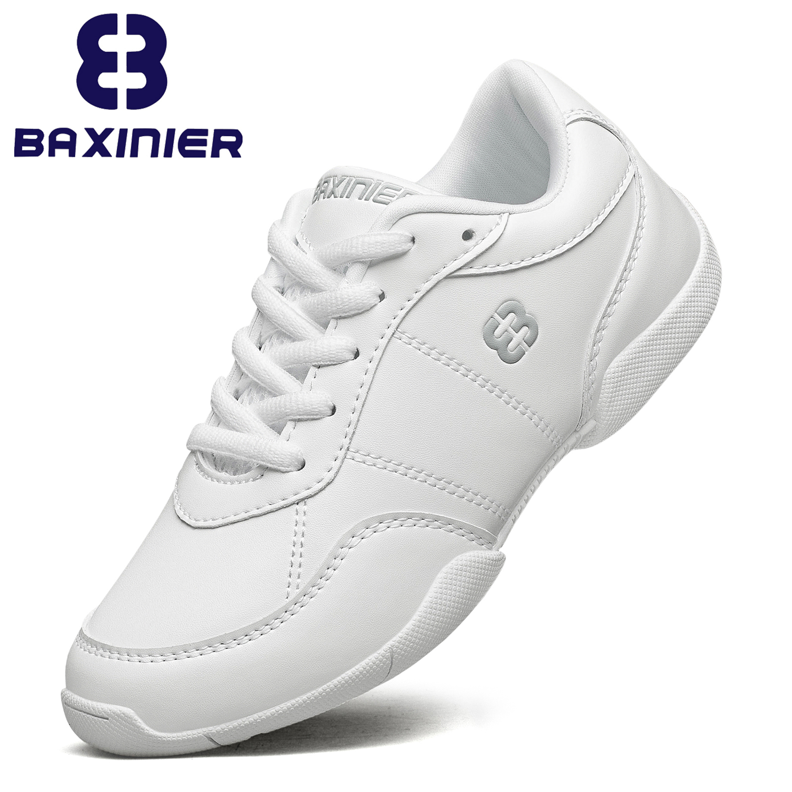 Girls White Cheerleading Shoes - Badminton Shoes review and price