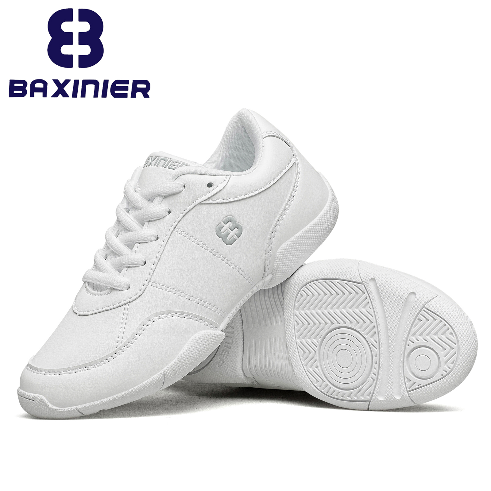 Girls White Cheerleading Shoes - Badminton Shoes review and price