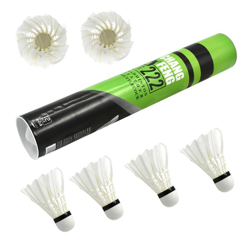 12Pc Badminton Shuttlecock Fea - Badminton Raket review and price