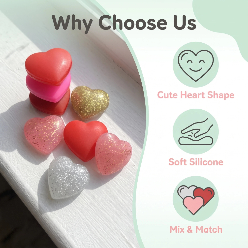 Cute Heart-shaped Tennis Vibra - Racket Vibration Dampener review and price