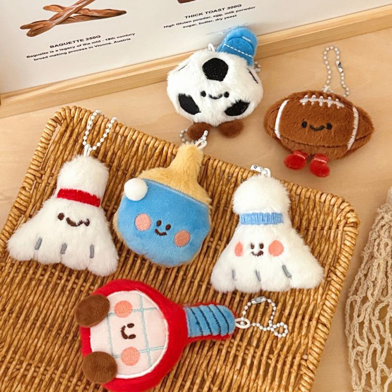 New Cute Cartoon Plush Ball De - Badminton Anime review and price