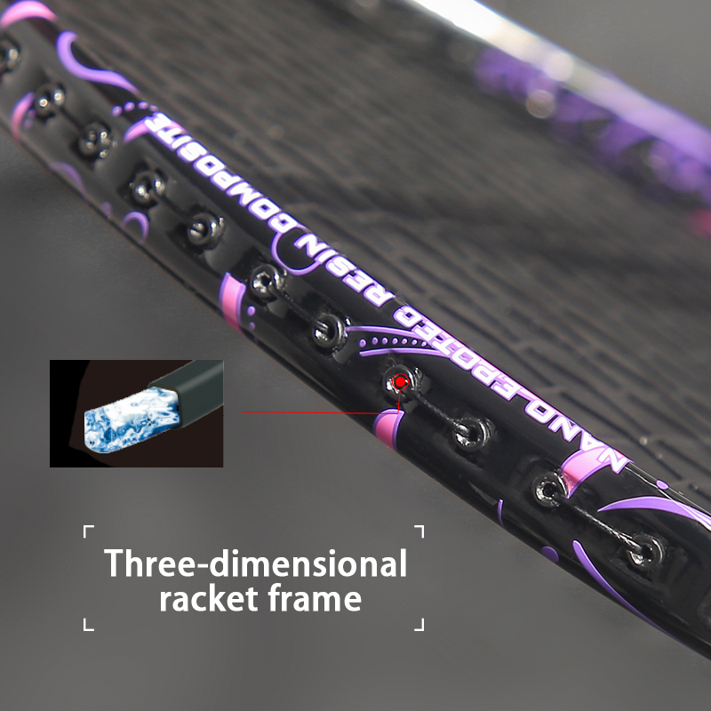 New Style V-shape 100% Carbon  - Badminton Raket review and price