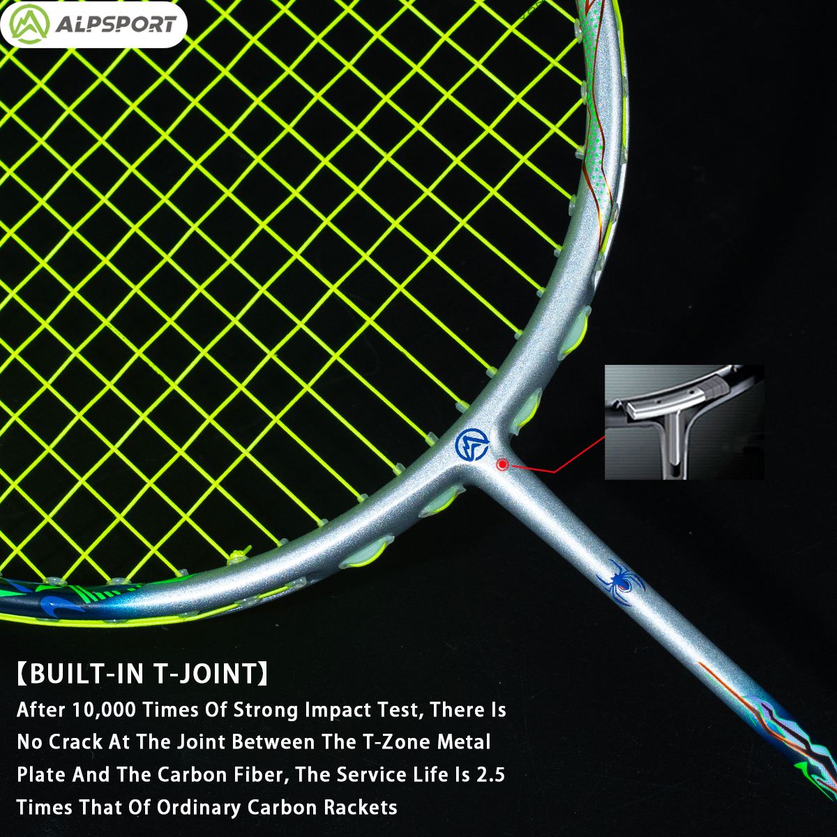 ALP SPIDER 4U G5 Eastic & Dura - Badminton Raket review and price