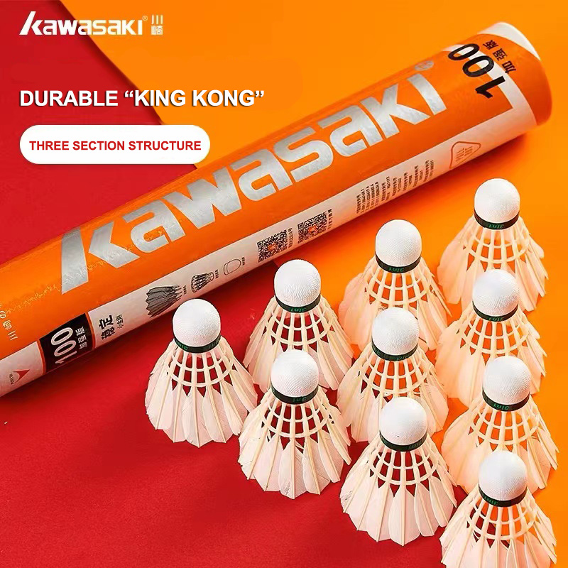Kawasaki King Kong 100/500 Fea - Badminton Nylon Shuttlecock review and price