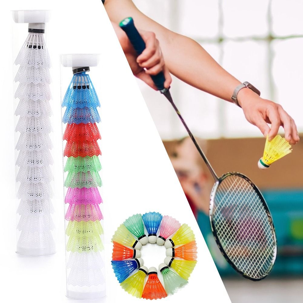 6/12PCS Windproof Plastic Shut - Badminton Nylon Shuttlecock review and price