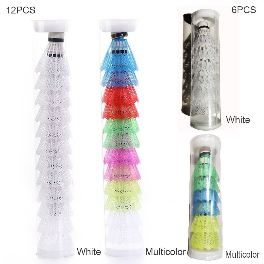 6/12PCS Windproof Plastic Shut - Badminton Nylon Shuttlecock review and price
