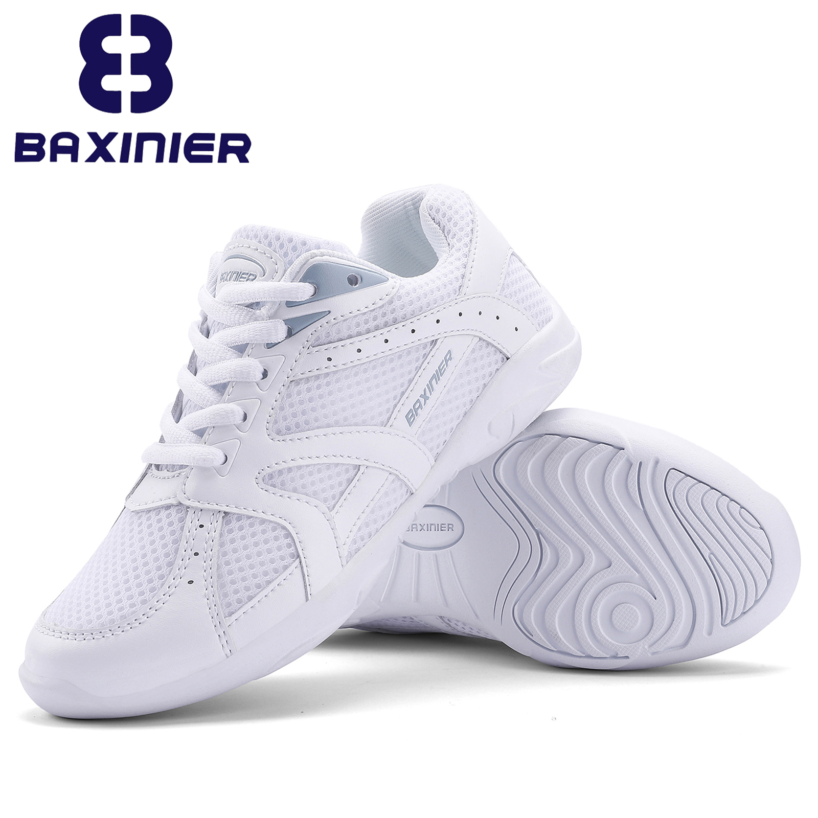 BAXINIER Youth Girls White Che - Badminton Shoes review and price