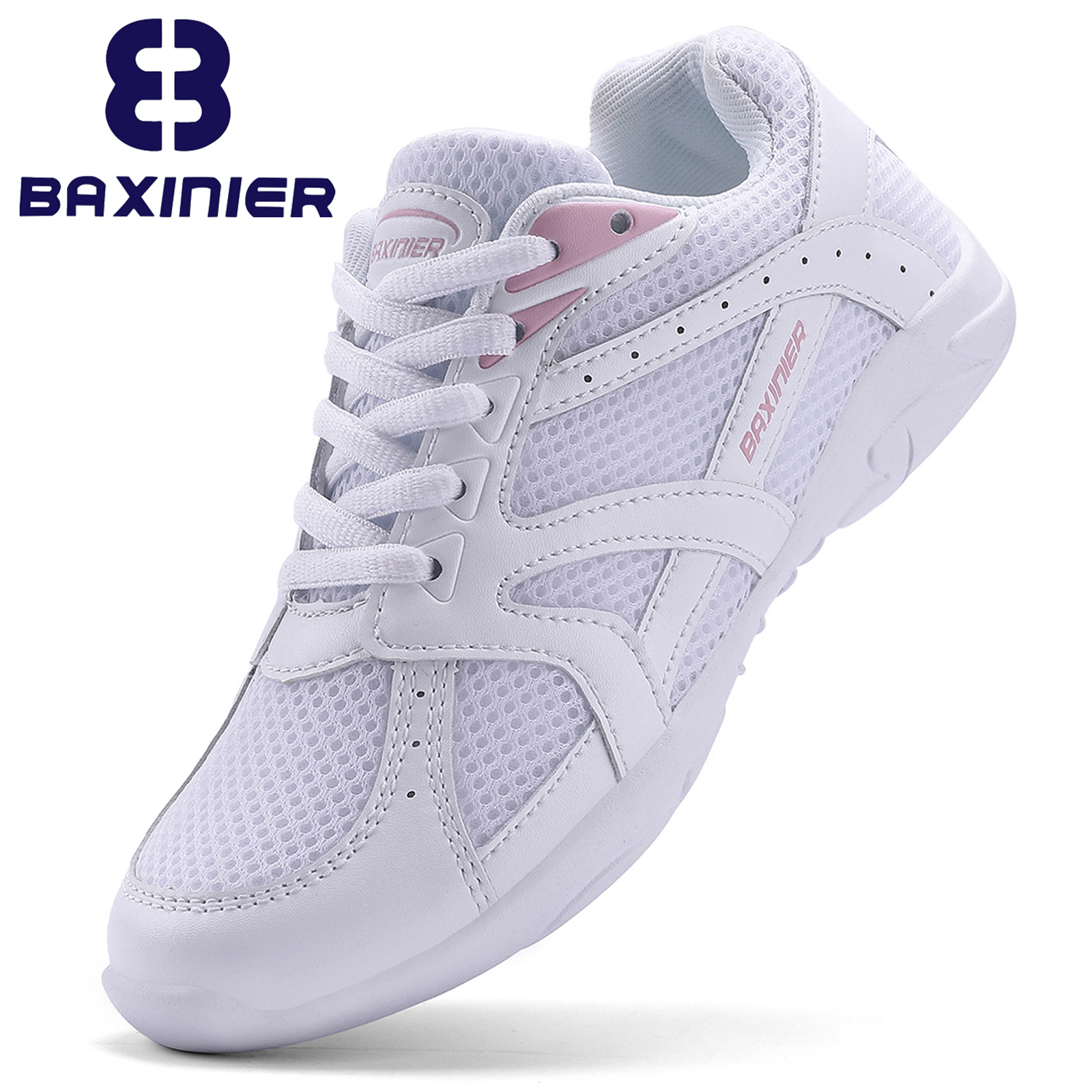 BAXINIER Youth Girls White Che - Badminton Shoes review and price