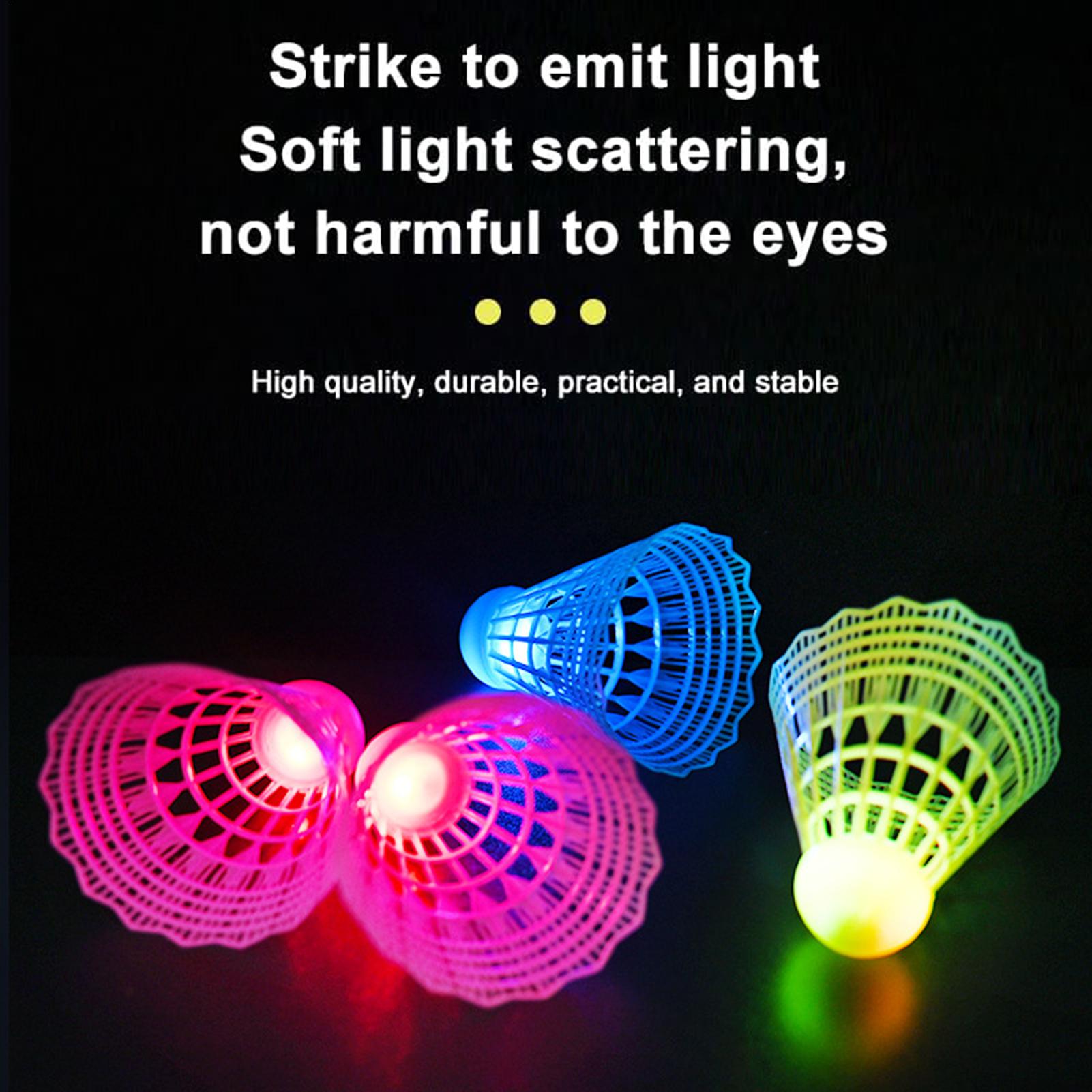 3Pcs LED Badminton Ball Glowin - Badminton Nylon Shuttlecock review and price