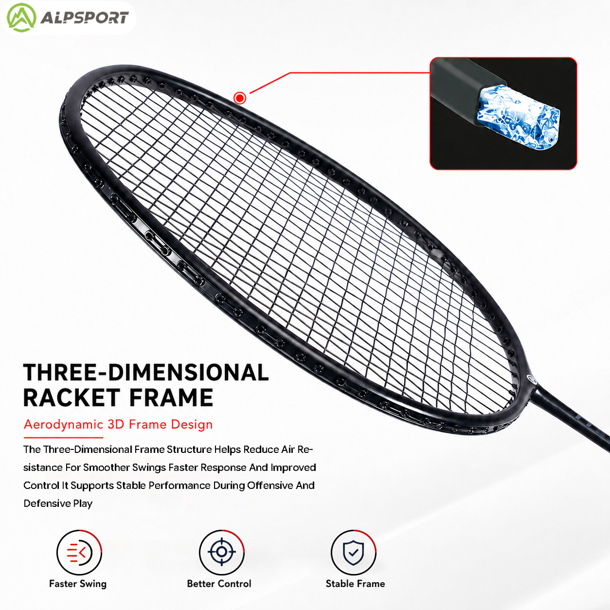 ALPSPORT RR 2Pcs Badminton Rac - Badminton Raket review and price