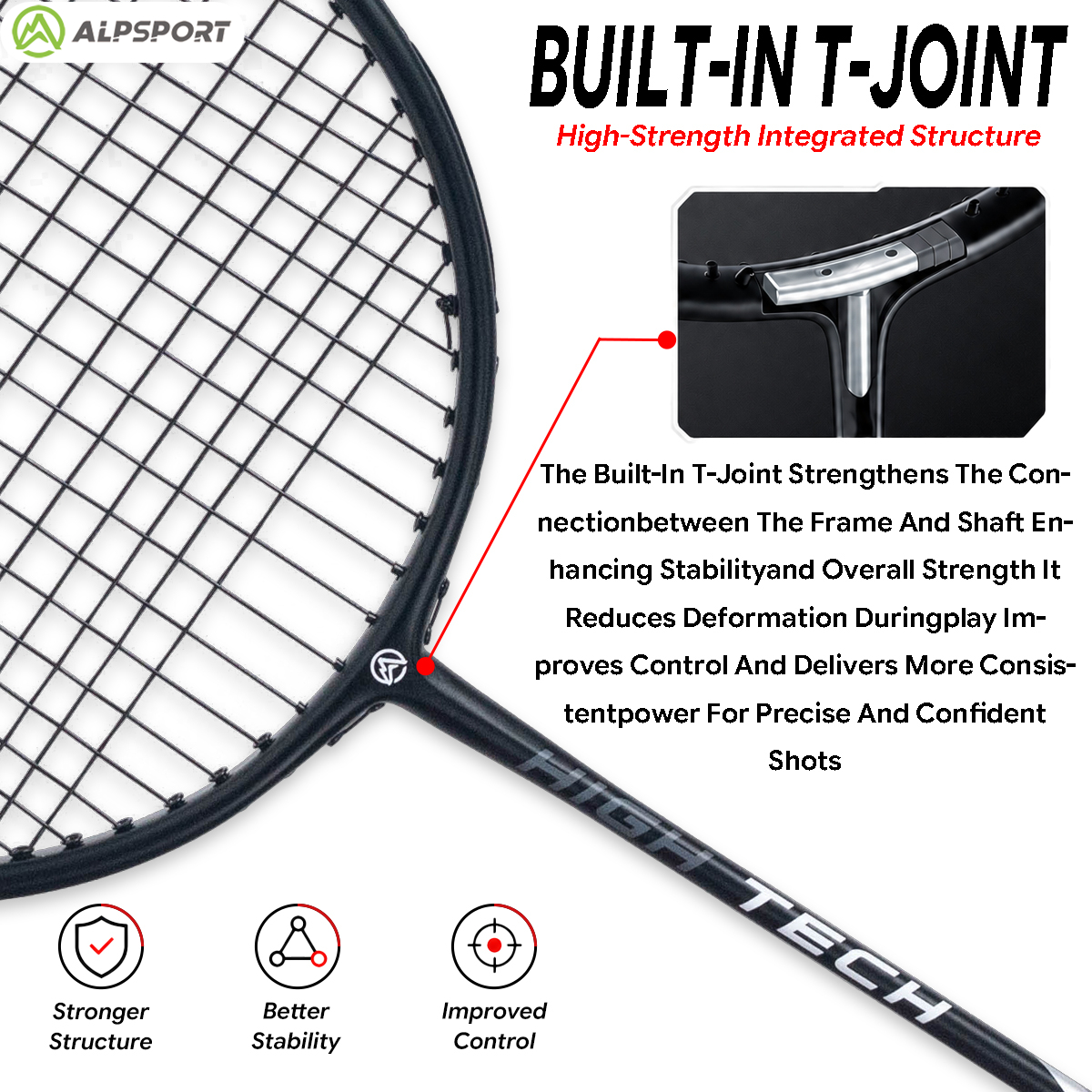 ALPSPORT RR 2Pcs Badminton Rac - Badminton Raket review and price