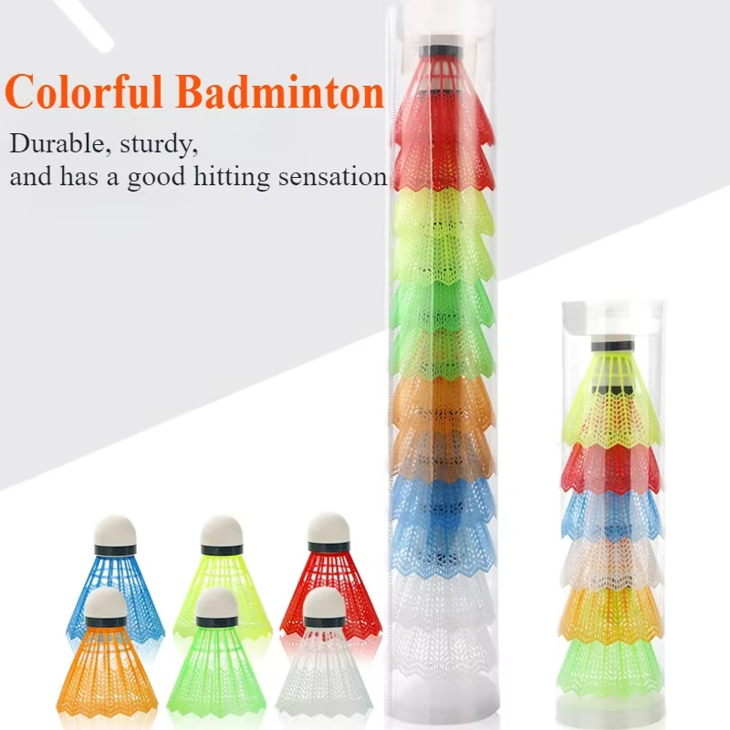 12Pcs Colorful Plastic Badmint - Badminton Nylon Shuttlecock review and price