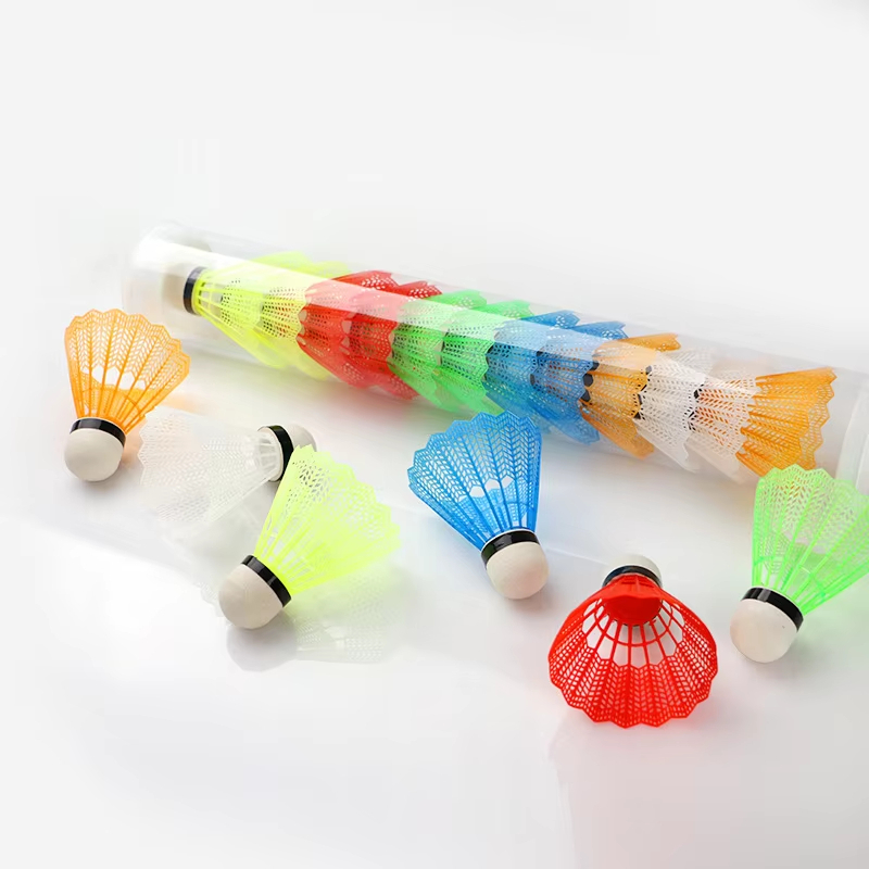12Pcs Colorful Plastic Badmint - Badminton Nylon Shuttlecock review and price