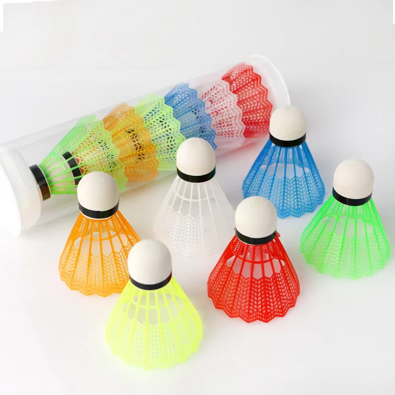 12Pcs Colorful Plastic Badmint - Badminton Nylon Shuttlecock review and price