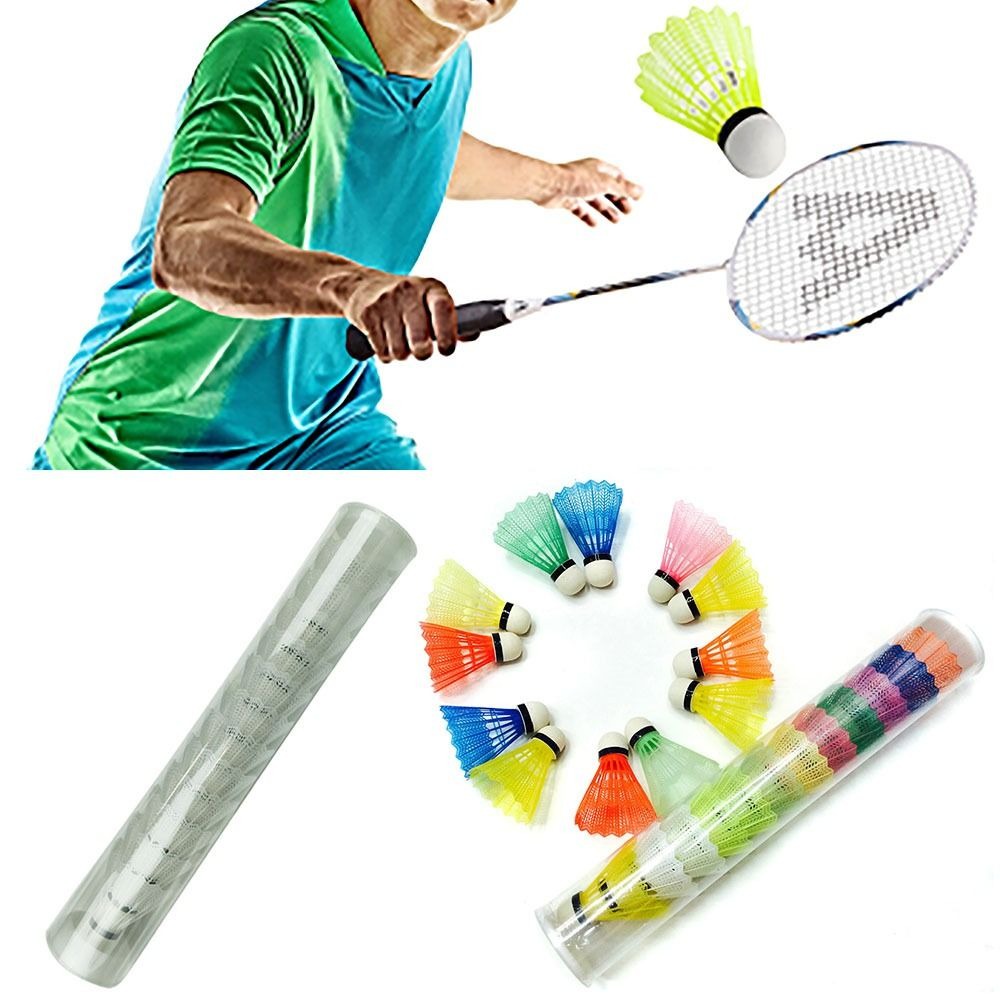 6/12PCS Windproof Badminton Mu - Badminton Nylon Shuttlecock review and price