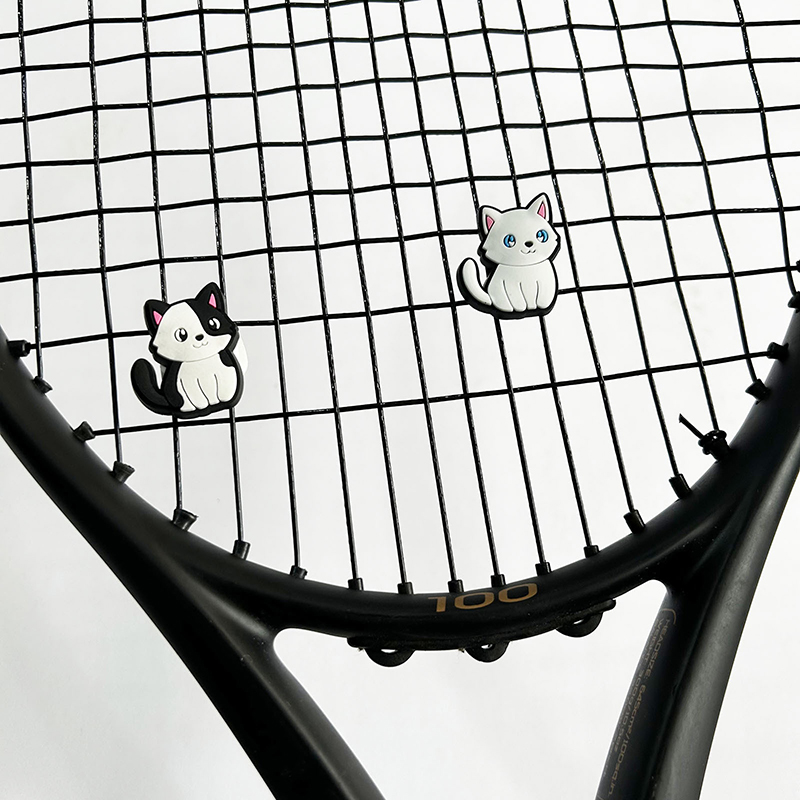 1/6/8Pcs Cartoon Cat Tennis Vi - Racket Vibration Dampener review and price