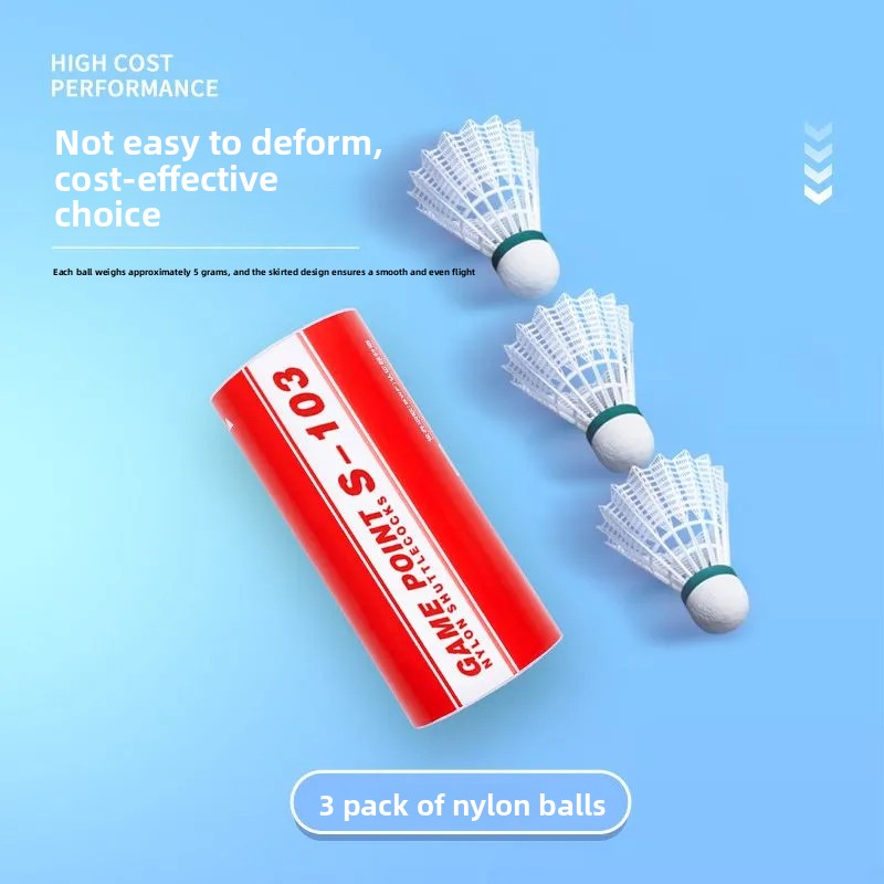1tube 3pcs Kumpoo Badminton ba - Badminton Nylon Shuttlecock review and price