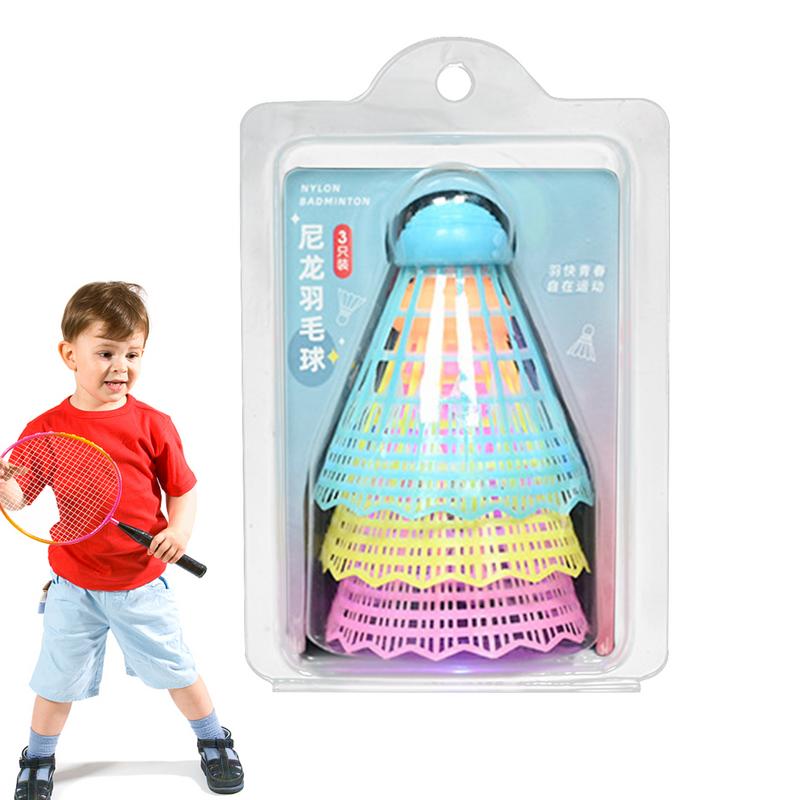 3pcs LED Badminton LuminousBad - Badminton Nylon Shuttlecock review and price