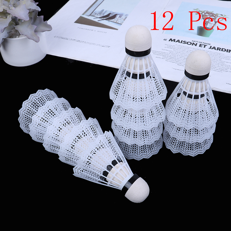 12Pcs Lightweight Plastic Badm - Badminton Nylon Shuttlecock review and price