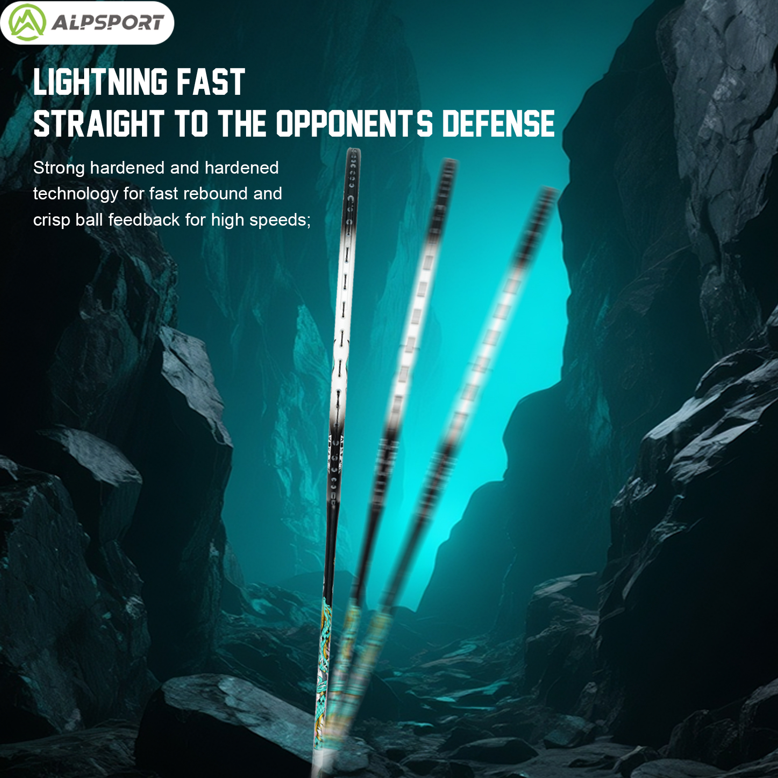 ALPSPORT【Blue Dragon】5U 75g Ca - Badminton Raket review and price