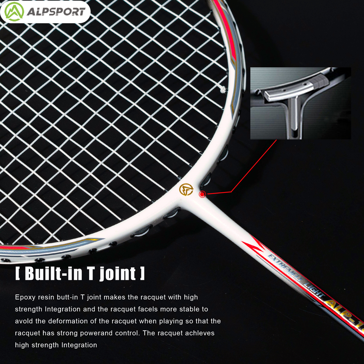 ALPSPORT AIR 10U Ultralight 52 - Badminton Raket review and price