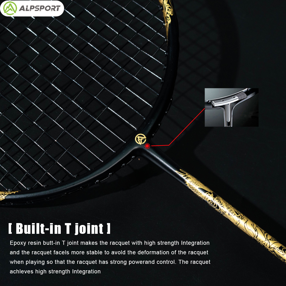 ALP SL Dragon Rush 4U Badminto - Badminton Raket review and price