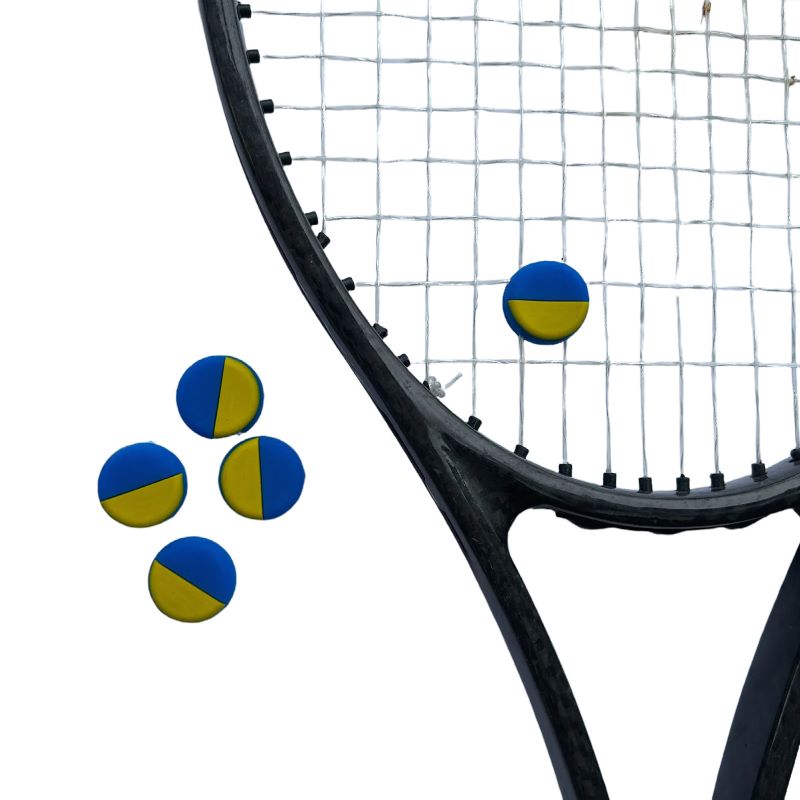4Pcs/Lot Ukraine Flag Tennis V - Racket Vibration Dampener review and price